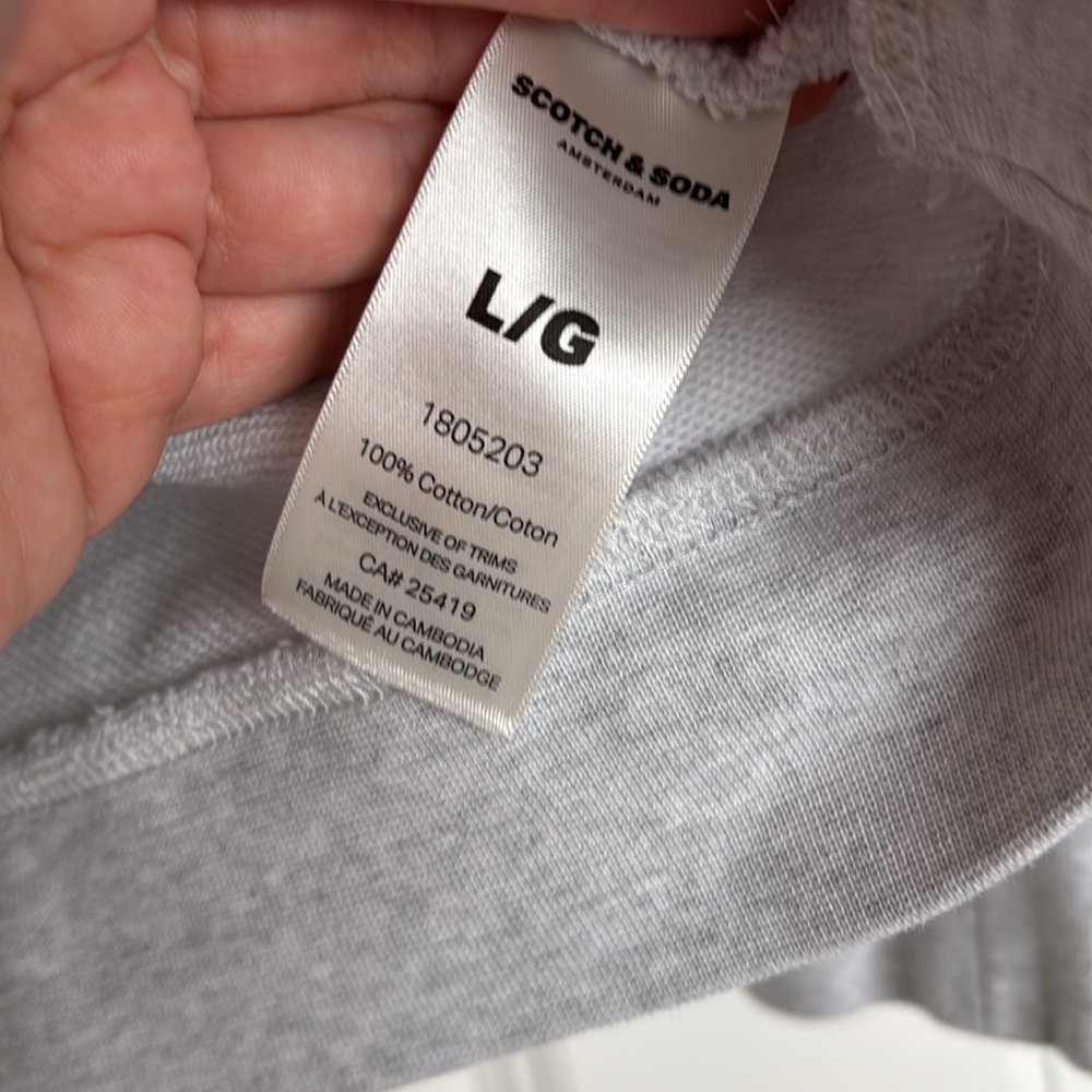 SCOTCH & SODA Grey Sweatshirt size M/L - Picture 8 of 9